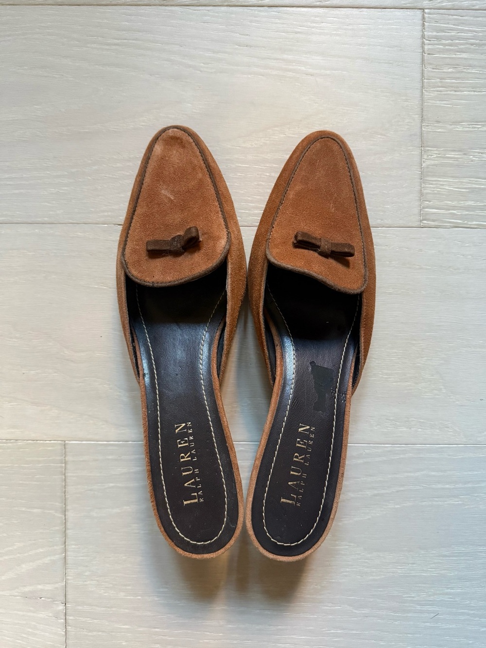 Vintage Ralph Lauren Suede Kitten Heels